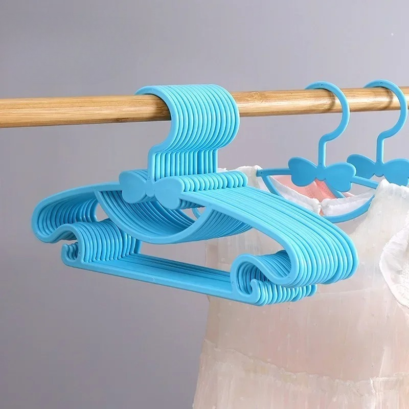 Closet Organizer Baby - Multifunctionele babykledinghangers Schattige strikjes kinderhangers Nat