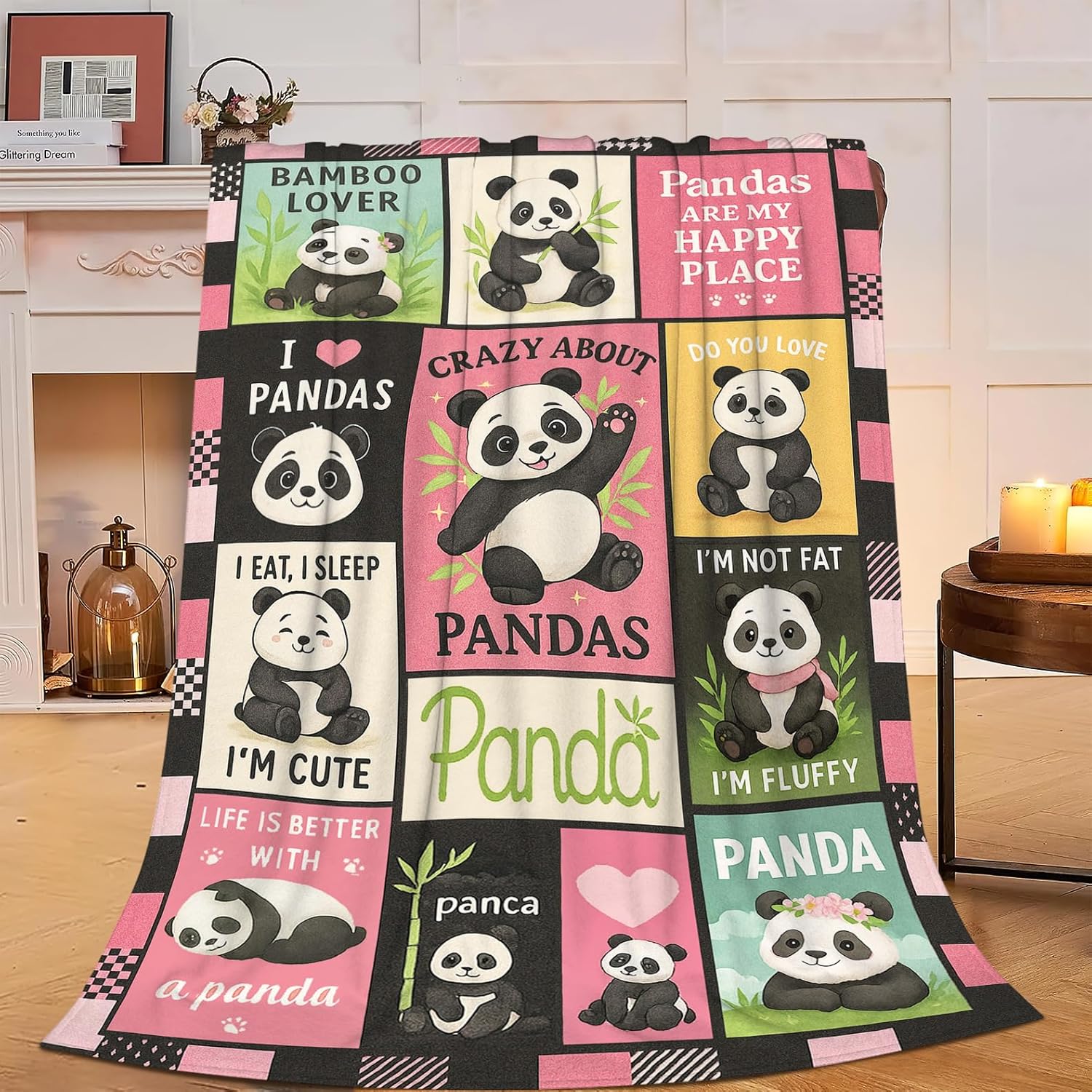 Baby Nursery Bedding - Panda Deken Schattige Panda Gooi Deken