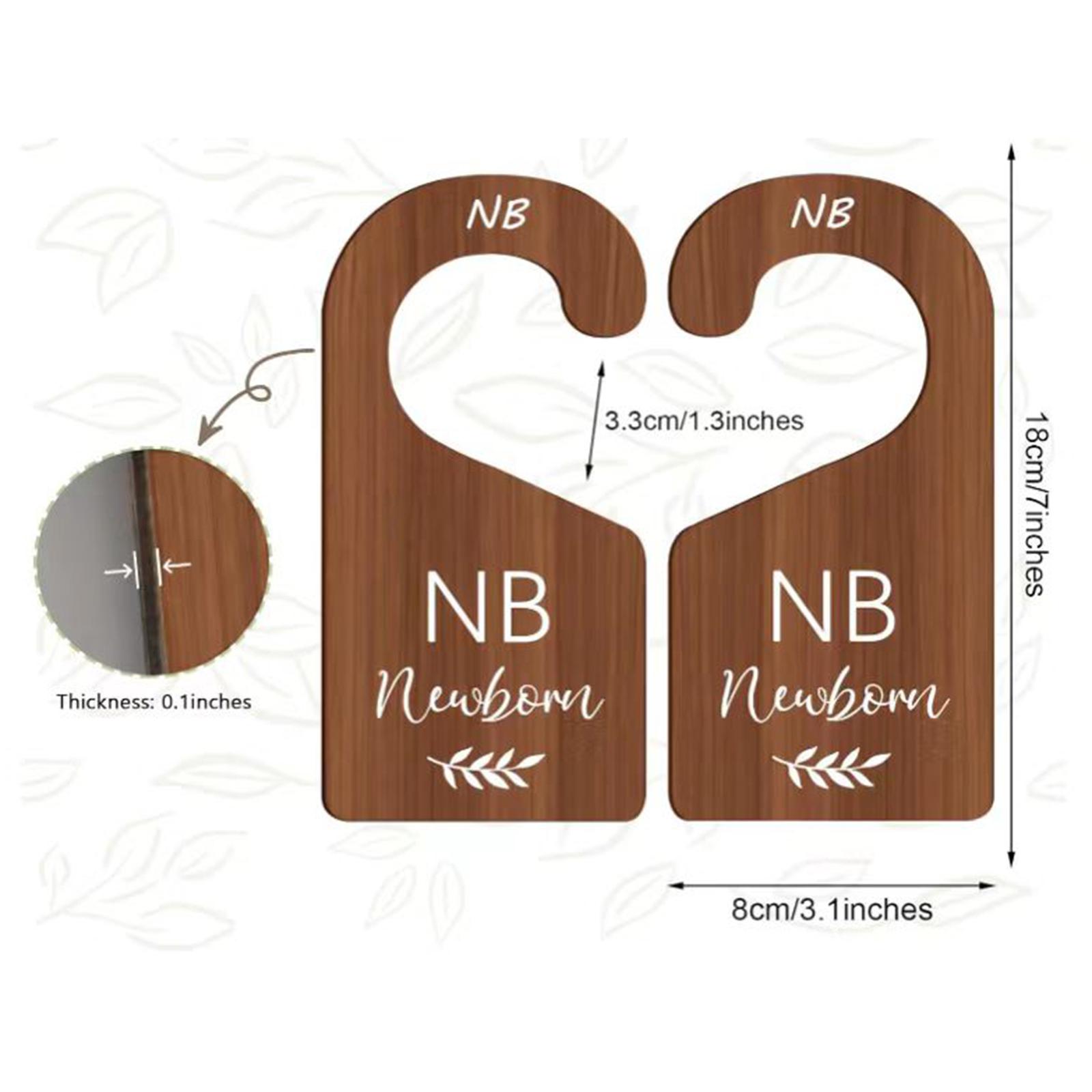 Closet Organizer Baby - 8 stuks babykast maatverdeler label kleding