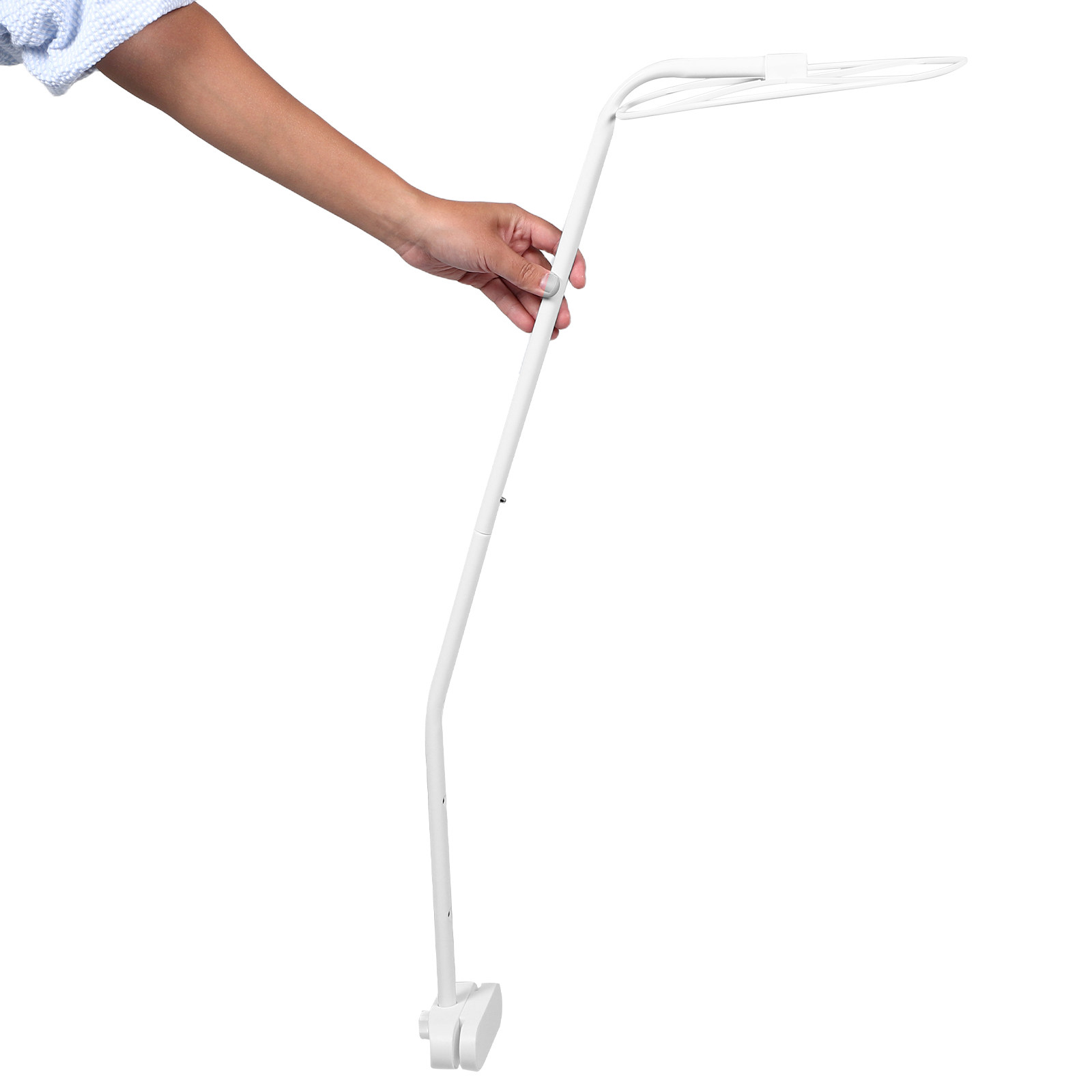 Baby Nursery In - Verstelbare 2-delige wiegnet-steunbeugel voor babykamer, ruimtebesparend,