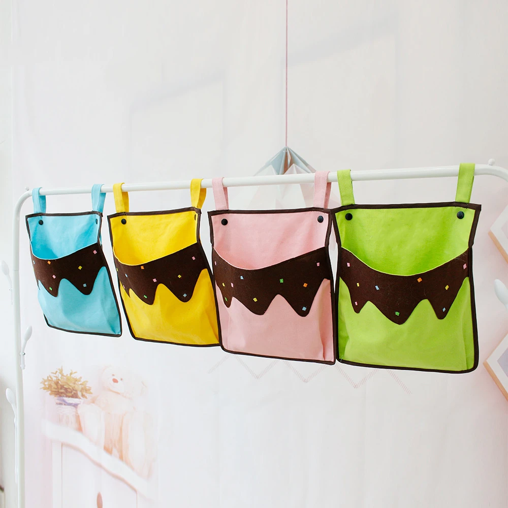 Baby Nursery Bedding - Katoenen hangende opbergtas Cartoon pasgeboren wieg