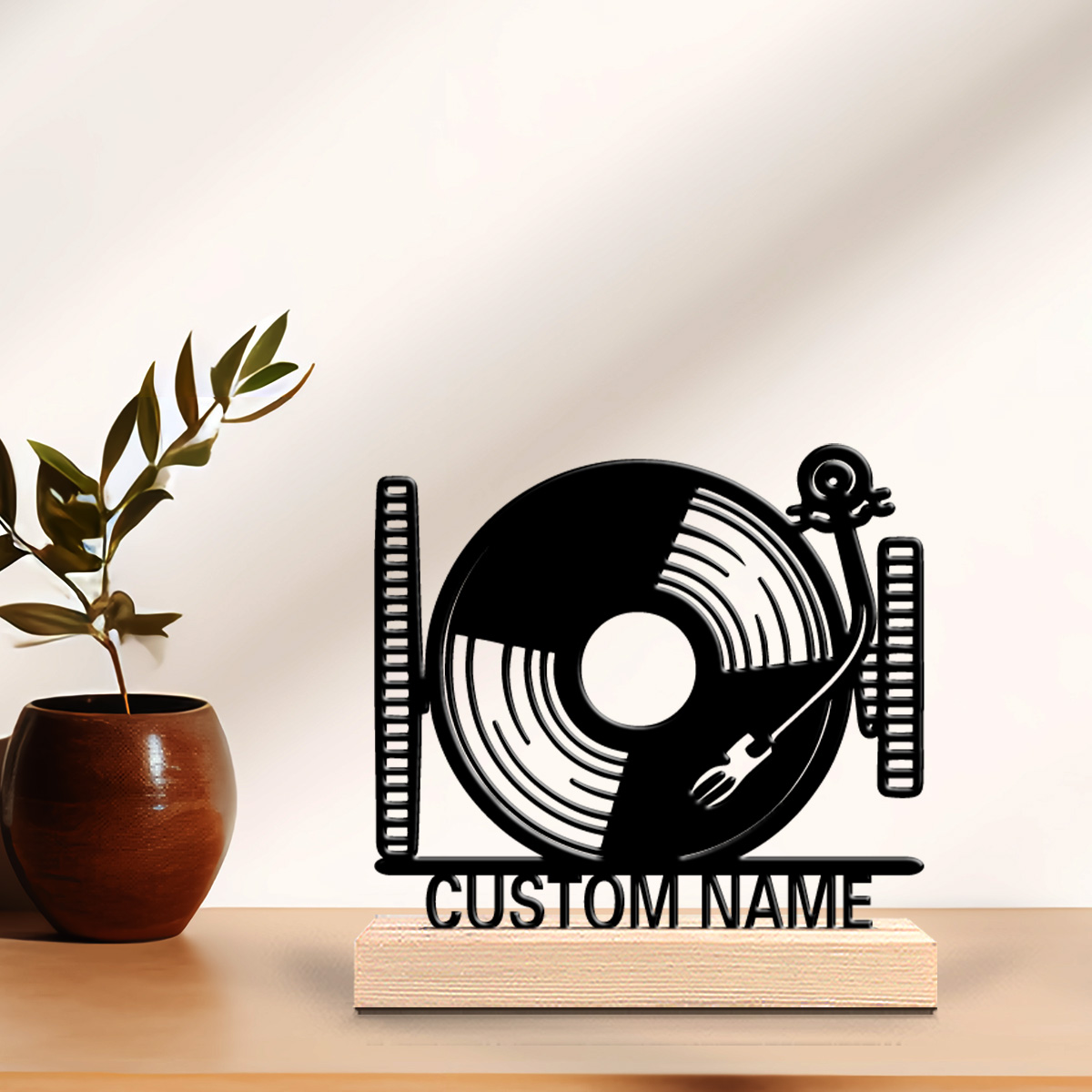 Baby Nursery In - 1 stuk schattige gepersonaliseerde custom platenspeler