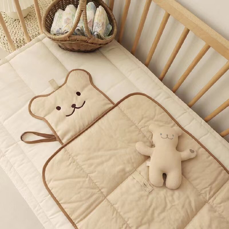 Baby Mattress Waterproof - Pasgeboren Baby Aankleedkussen Katoen Waterdicht Draagbare