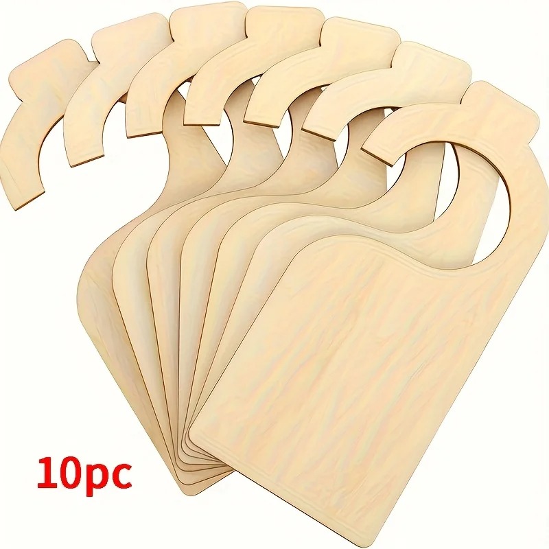 Baby Nursery Home - 10 stuks blanco houten kastverdelers -