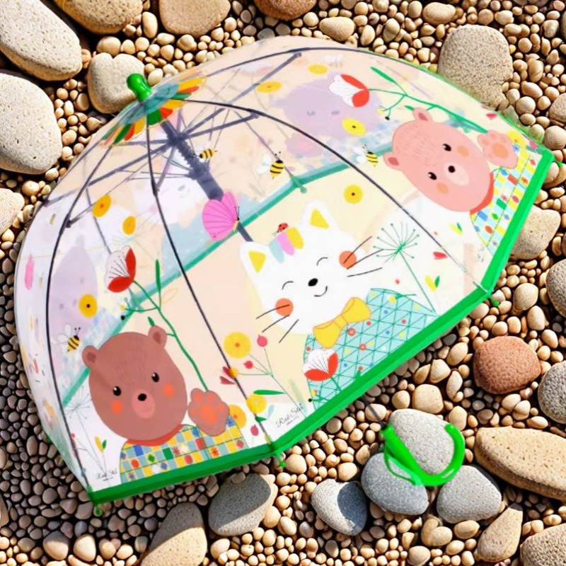 Baby Nursery Water - Lichtgewicht transparante boogparaplu voor baby's, kinderen,