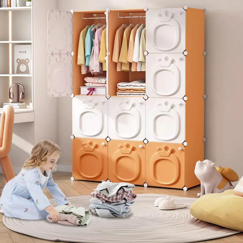 Closet Organizer Baby - Eenvoudige plankkast Kleding Woonkamerorganizer Opslag Modulaire