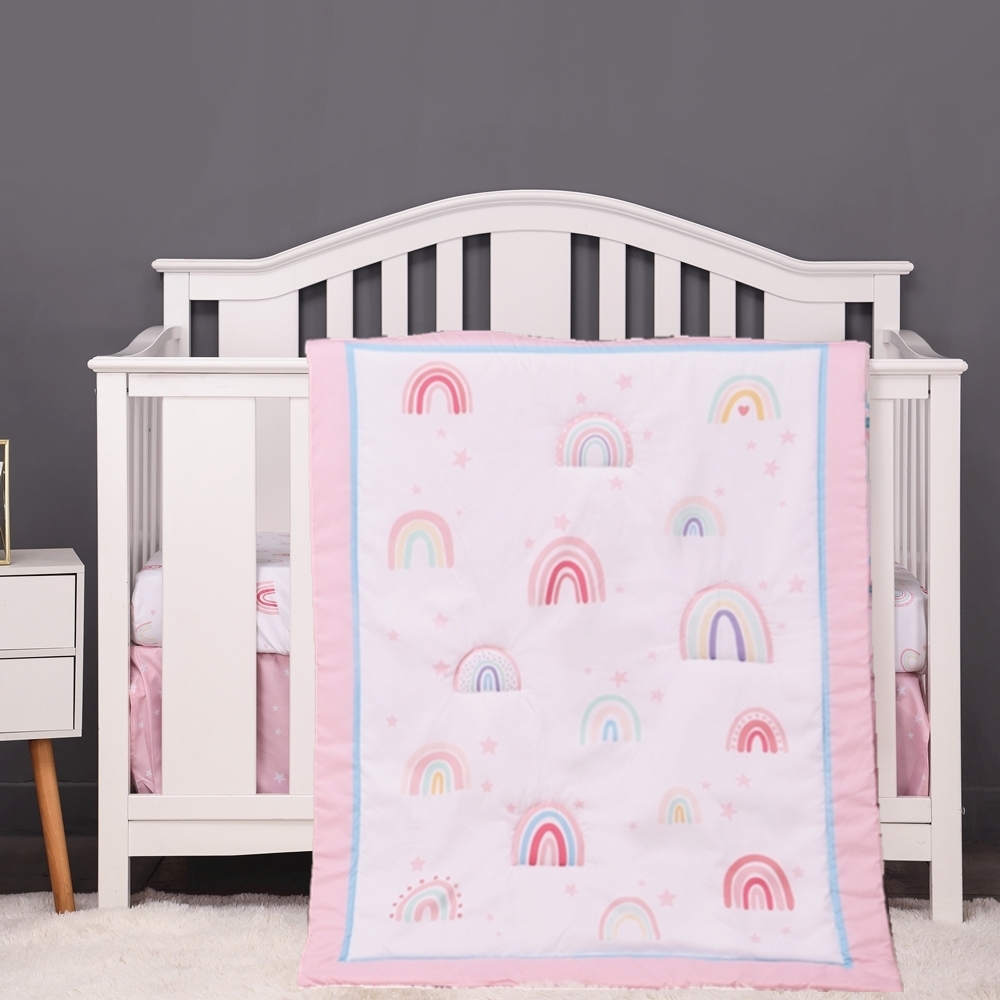 Baby Nursery Bedding - 3 Stuks Regenboog Baby Baby Wieg