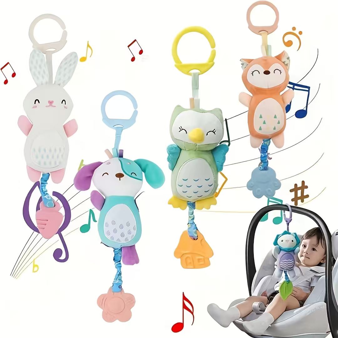 Baby Nursery Equipment - Pluche dierenwindgong hangend speelgoed met belletjes