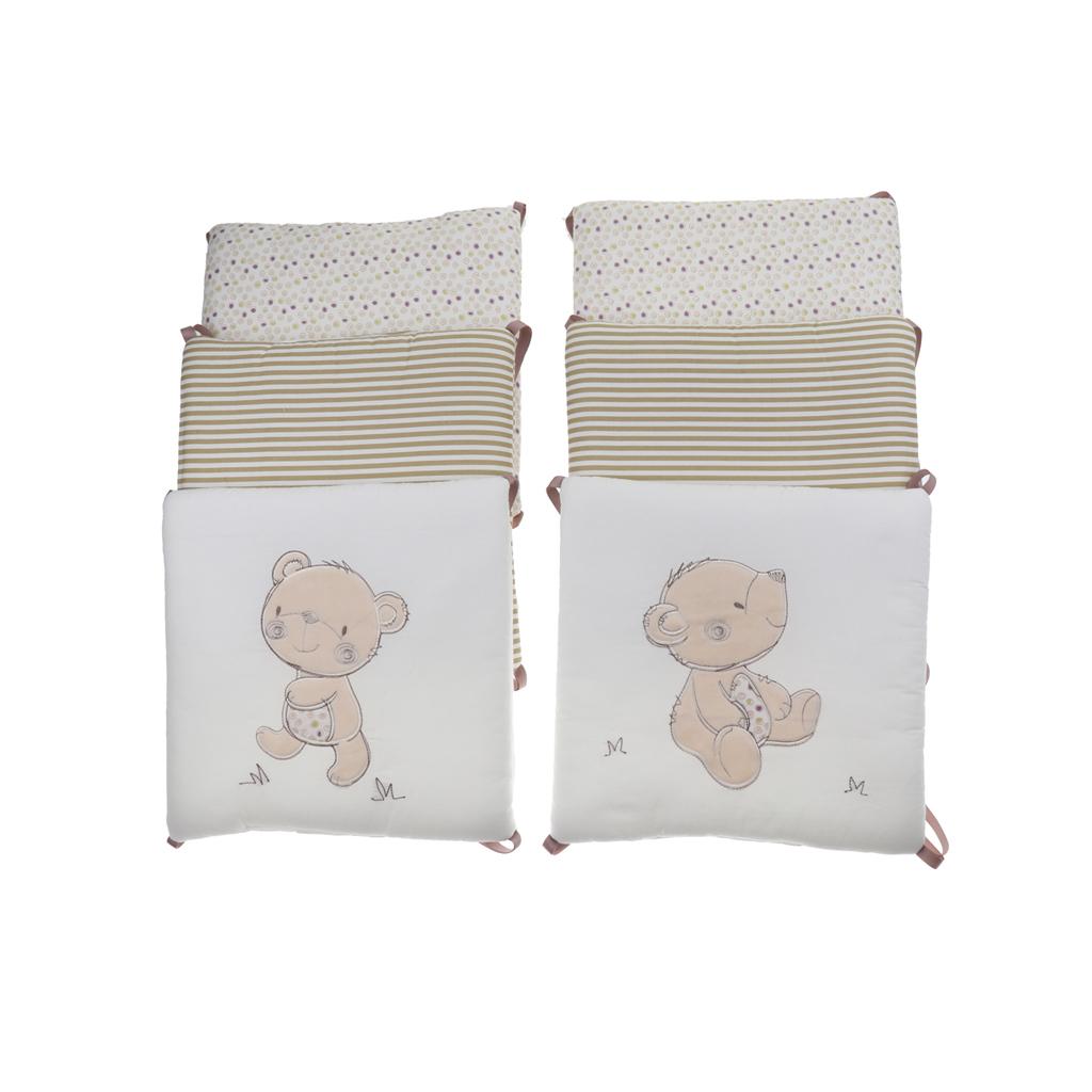 Baby Nursery Bedding - Kinderbeddengoedset van katoen met vulling voor