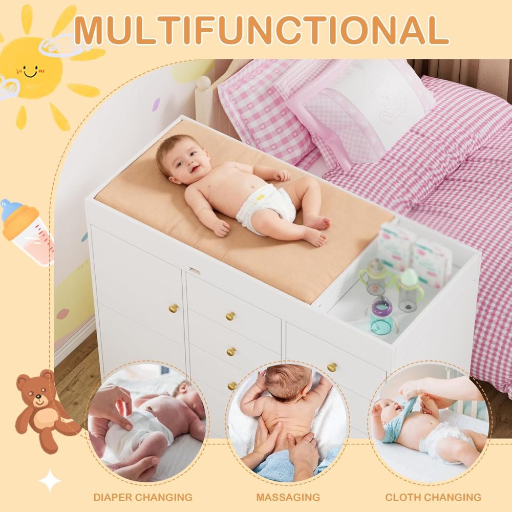 Baby Classic commode met 8 lad - Baby Nursery Dresser recensie en prijs