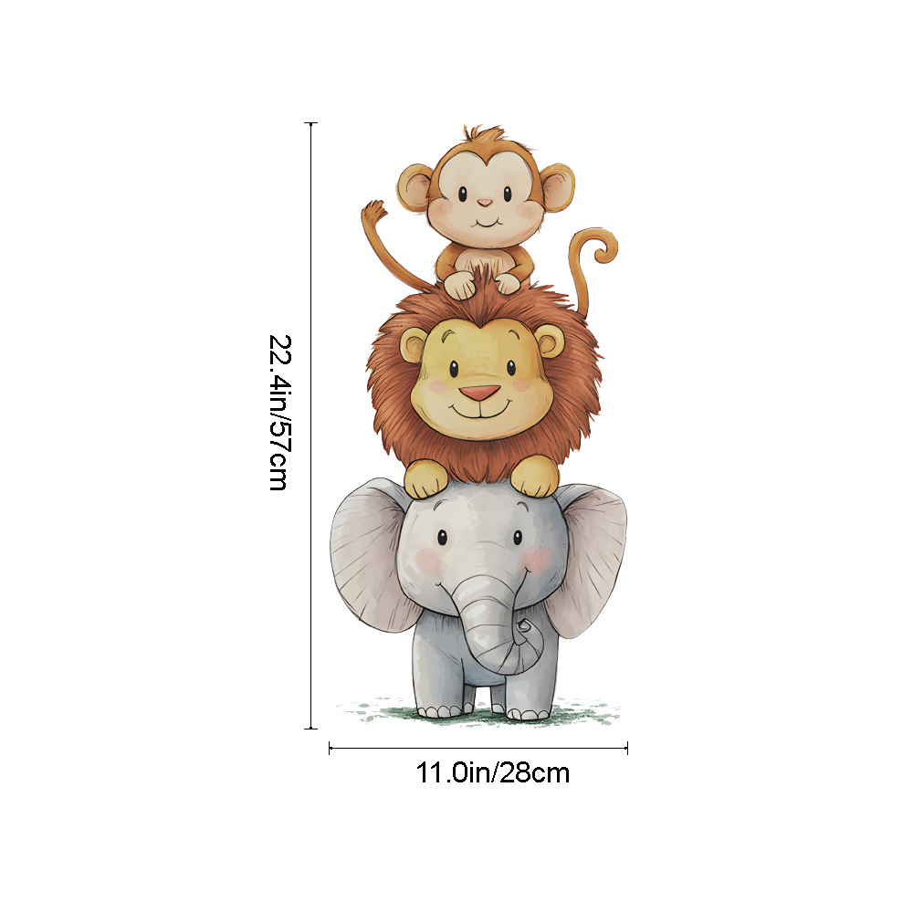 Leuke bosdieren muurstickers v - Baby Nursery Wallpaper recensie en prijs