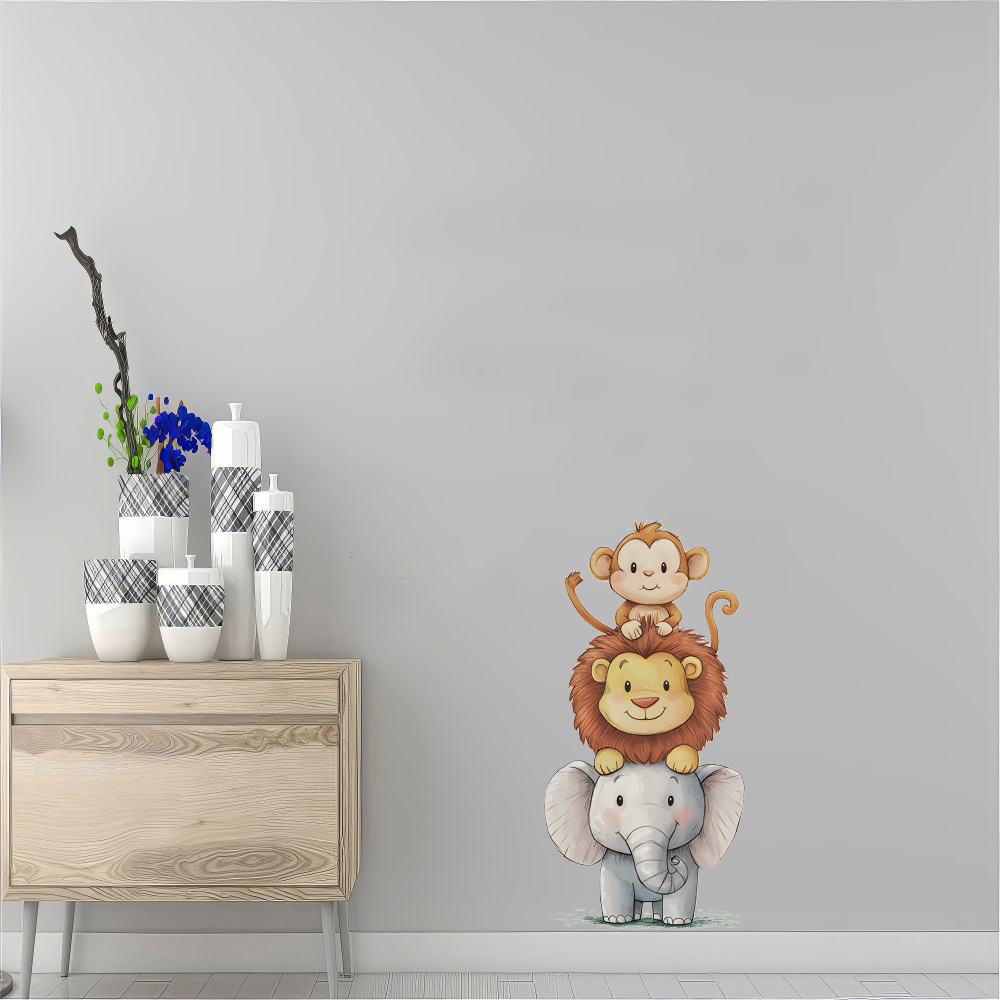 Leuke bosdieren muurstickers v - Baby Nursery Wallpaper recensie en prijs