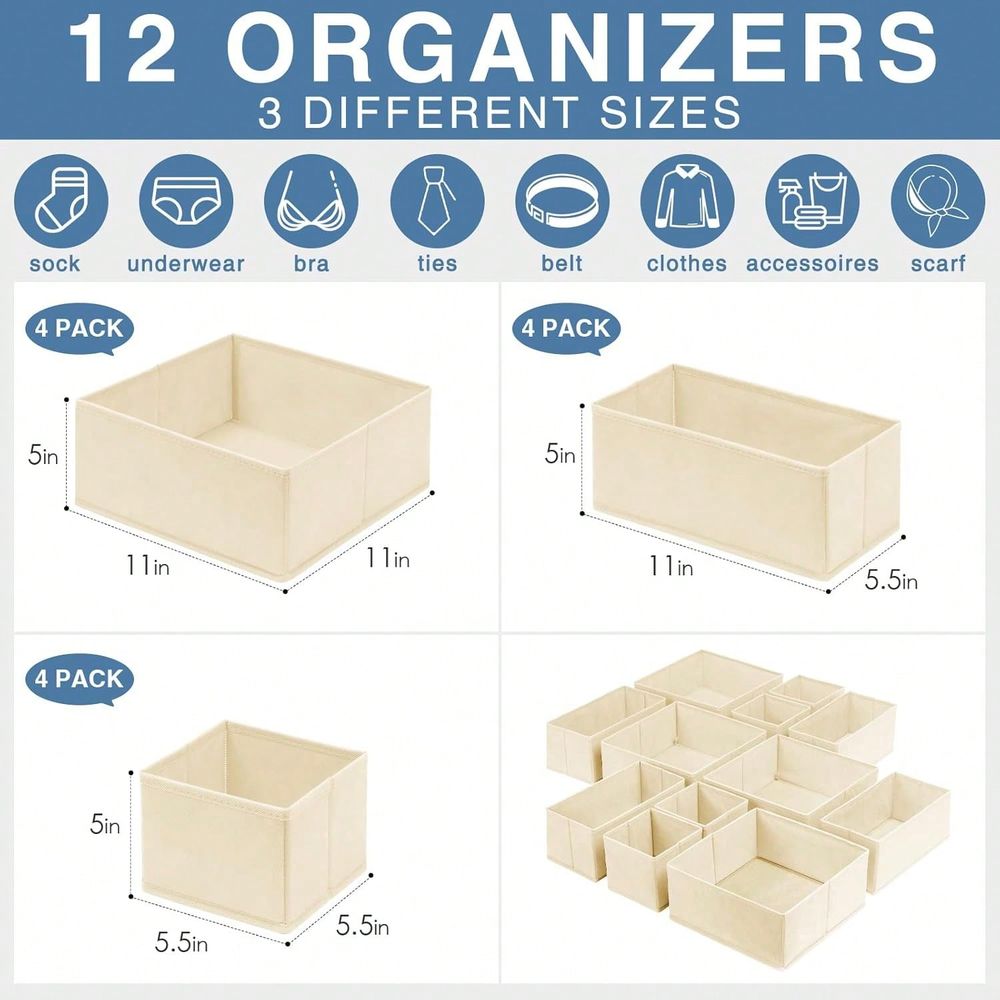 12-delige set lade-organizers  - Baby Nursery Dresser recensie en prijs