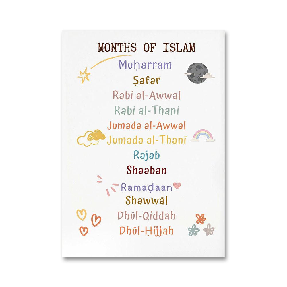 1 stuk frameloos Islamitisch A - Baby Nursery Paintings recensie en prijs