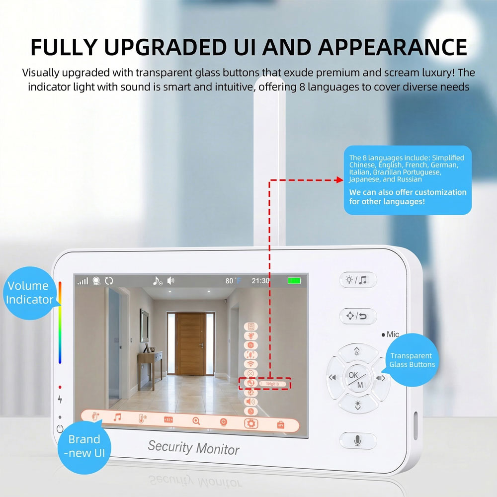 4,3 inch video-babyfoon met ca - Baby Nursery Videos recensie en prijs