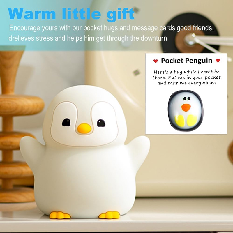 NIEUW Pinguïn-nachtlampje Sili - Baby Nursery Table recensie en prijs