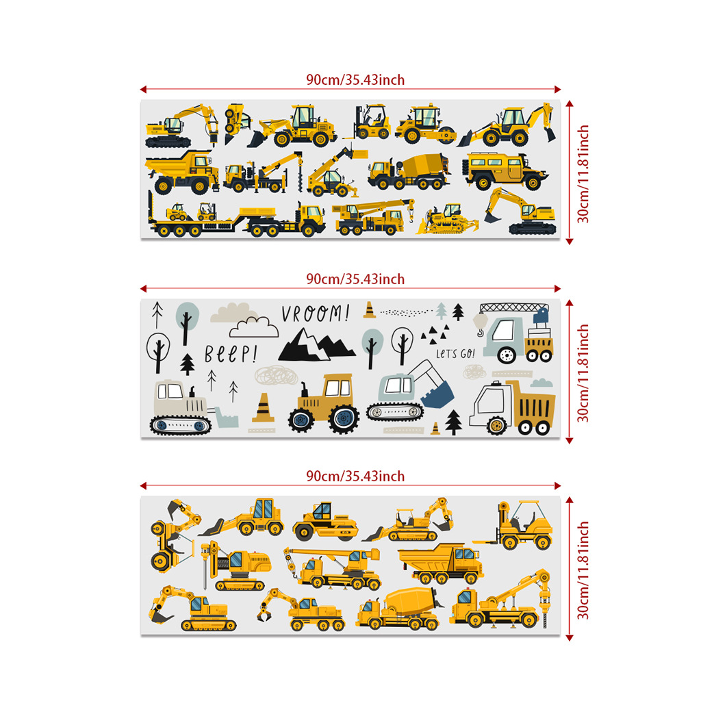 Cartoon graafmachine techniek  - Baby Nursery Wall Decals recensie en prijs
