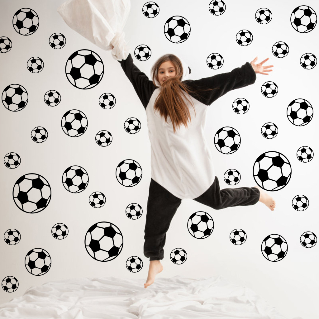 43 stuks voetbal muurstickers  - Baby Nursery Wallpaper recensie en prijs