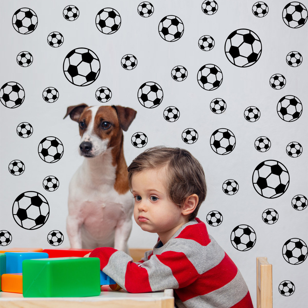 43 stuks voetbal muurstickers  - Baby Nursery Wallpaper recensie en prijs