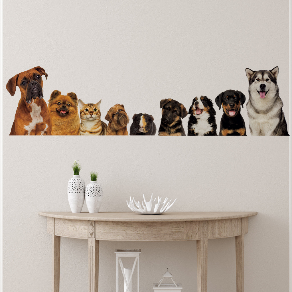 C30 #9 Schattige Katten En Hon - Baby Nursery Wallpaper recensie en prijs