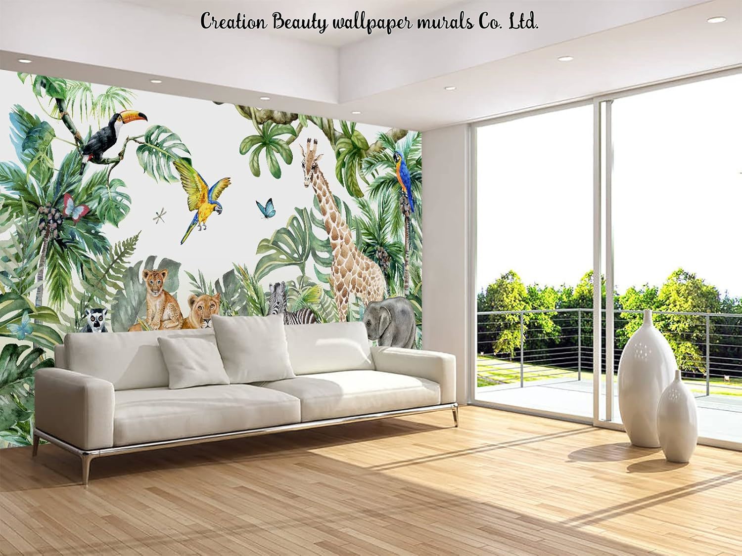 Aquarel Dieren Jungle Behang v - Baby Nursery Water recensie en prijs