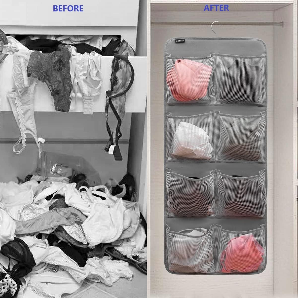 Dubbelzijdige hangende kastorg - Closet Organizer Baby recensie en prijs