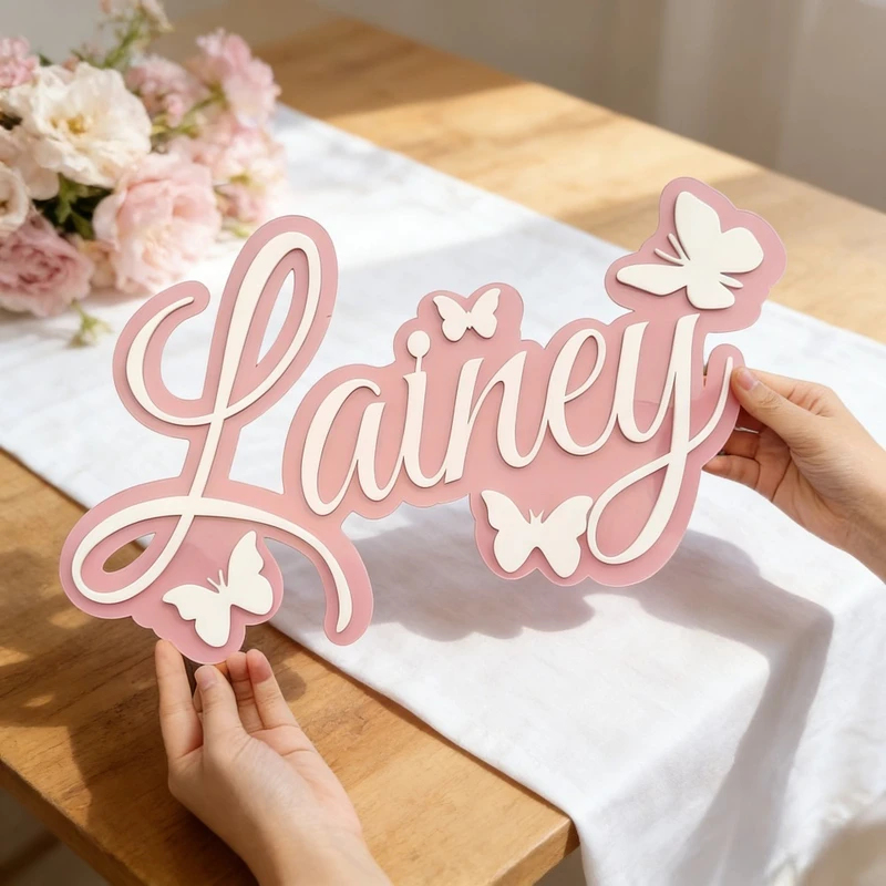 Gepersonaliseerde baby-naambor - Baby Nursery In recensie en prijs
