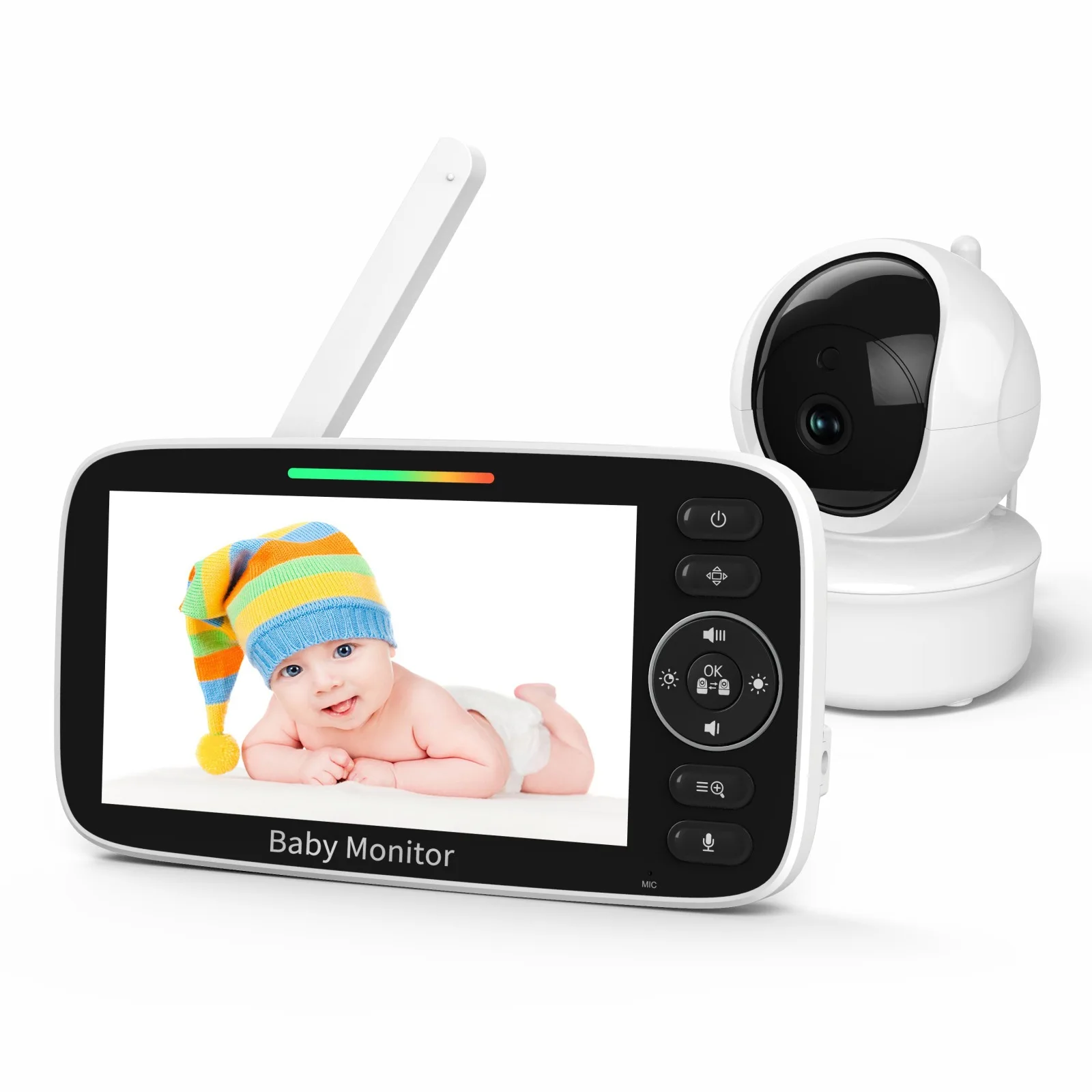Babyfoon met 5-inch LCD-scherm - Baby Nursery Videos recensie en prijs