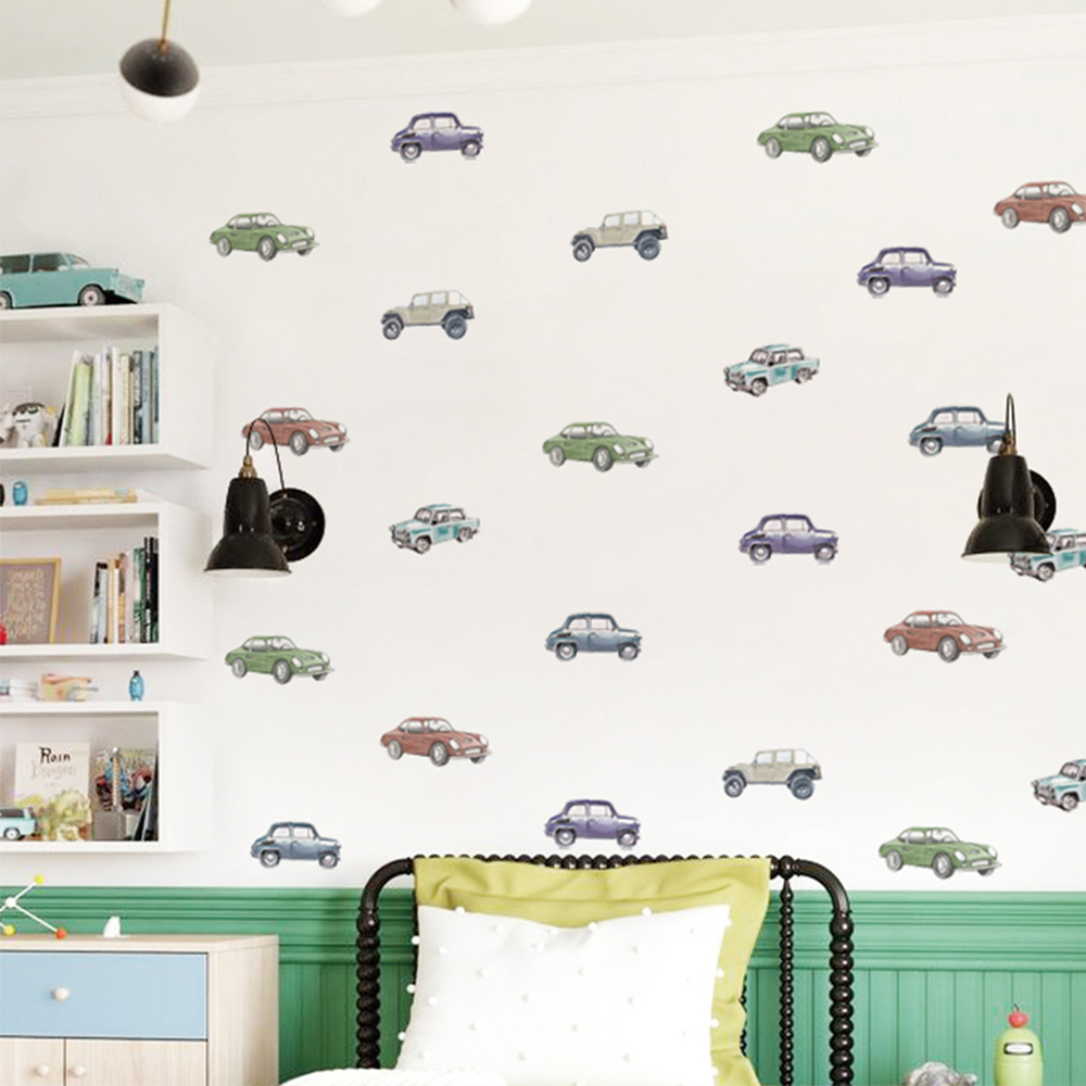 Cartoon Kids Transport Auto Vr - Baby Nursery Wallpaper recensie en prijs