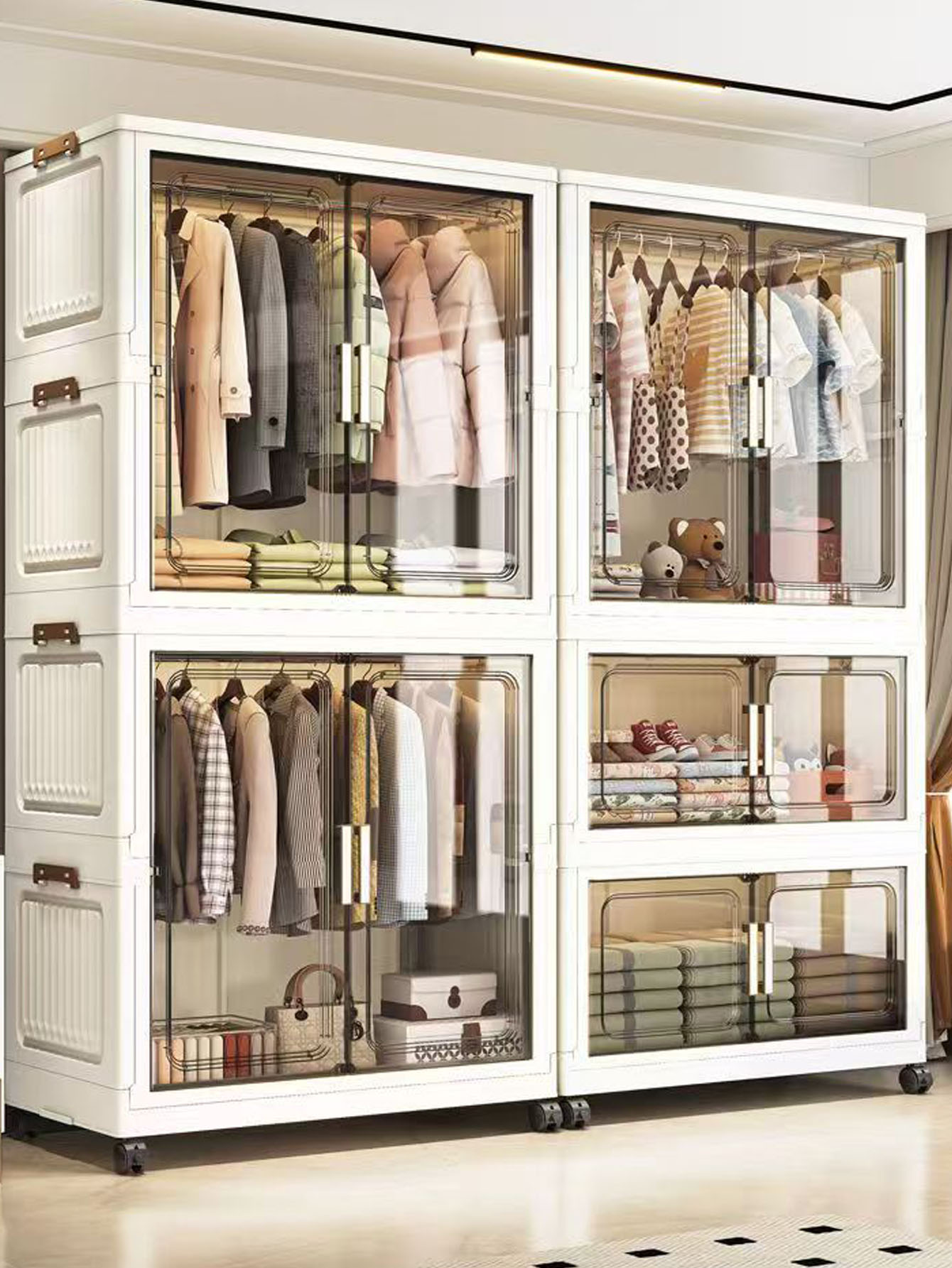 Verdikte meerlaagse plastic op - Closet Organizer Baby recensie en prijs