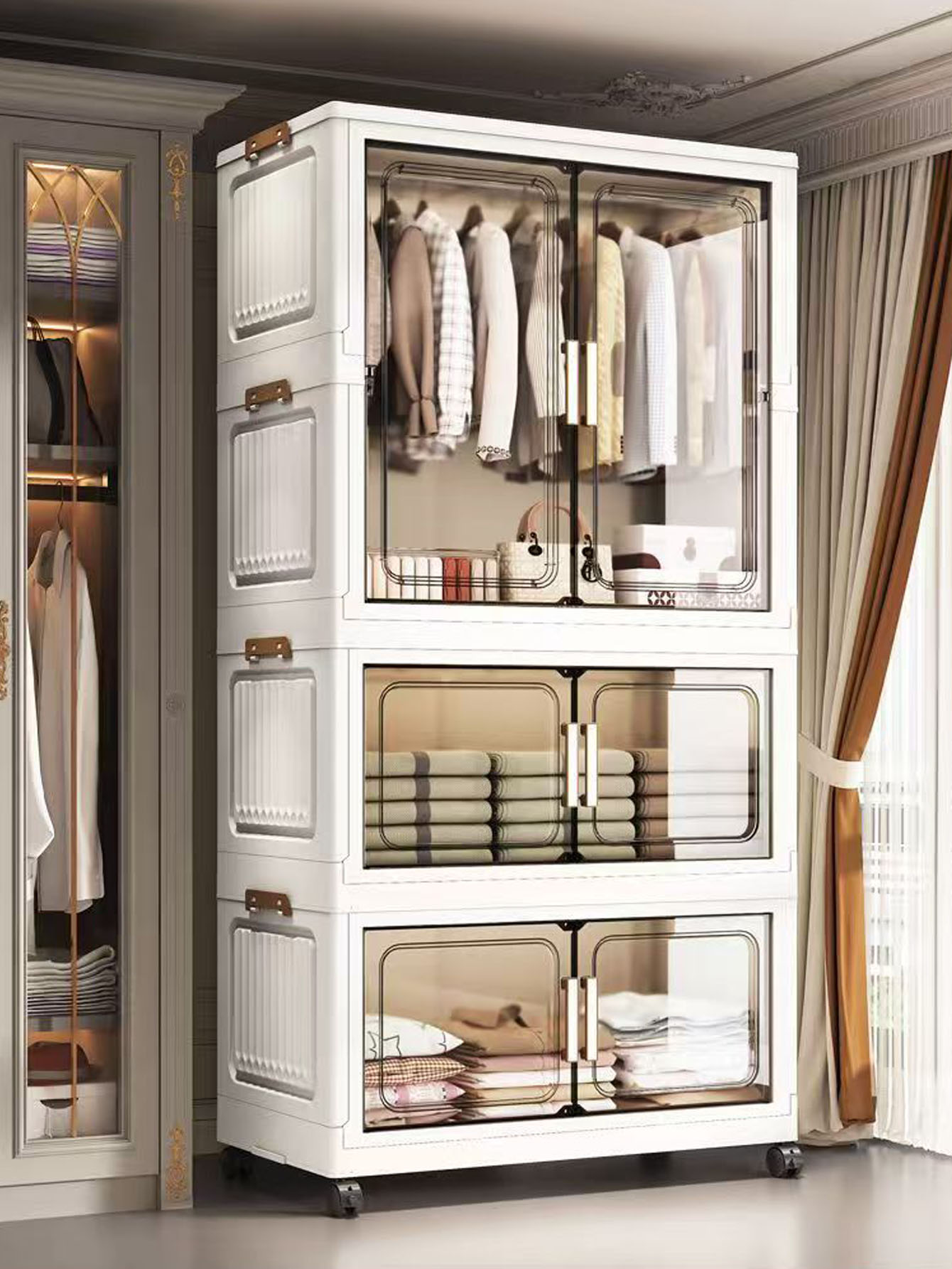 Verdikte meerlaagse plastic op - Closet Organizer Baby recensie en prijs