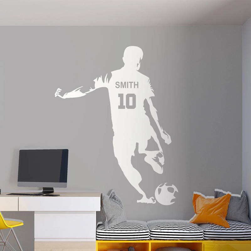 Gepersonaliseerde voetbalspele - Baby Nursery Wall Decals recensie en prijs