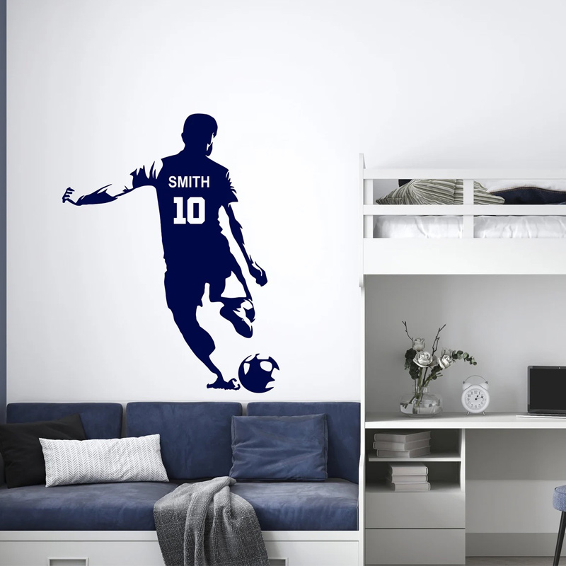 Gepersonaliseerde voetbalspele - Baby Nursery Wall Decals recensie en prijs