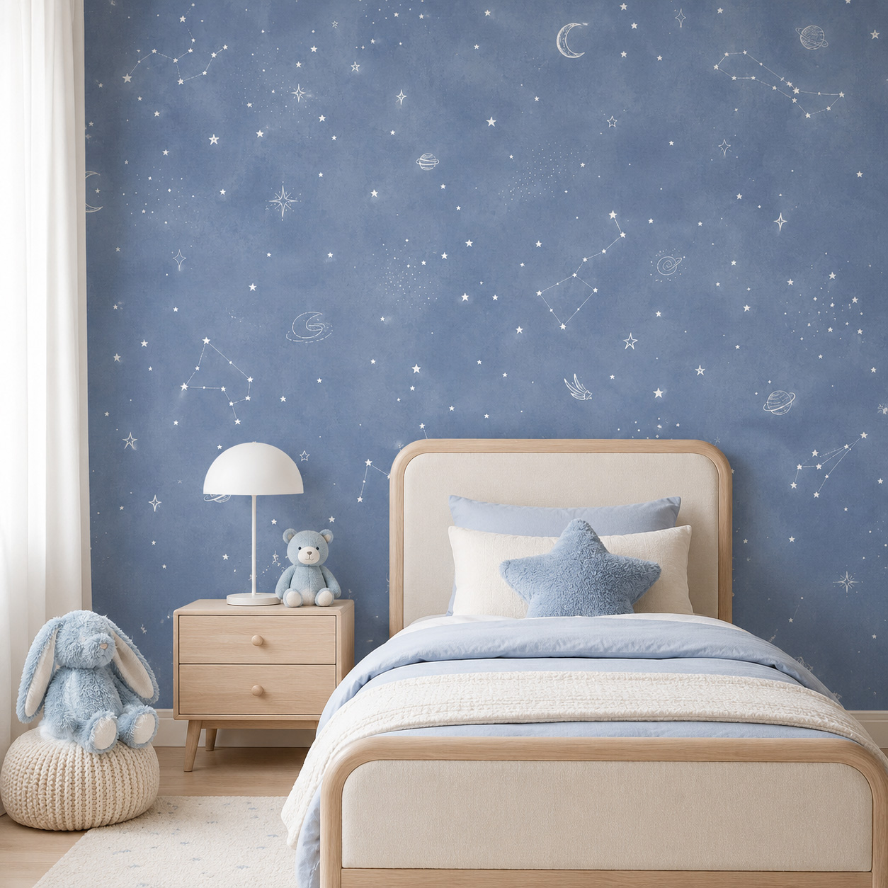 Blauwe Sterrenhemel Zelfkleven - Baby Nursery Water recensie en prijs