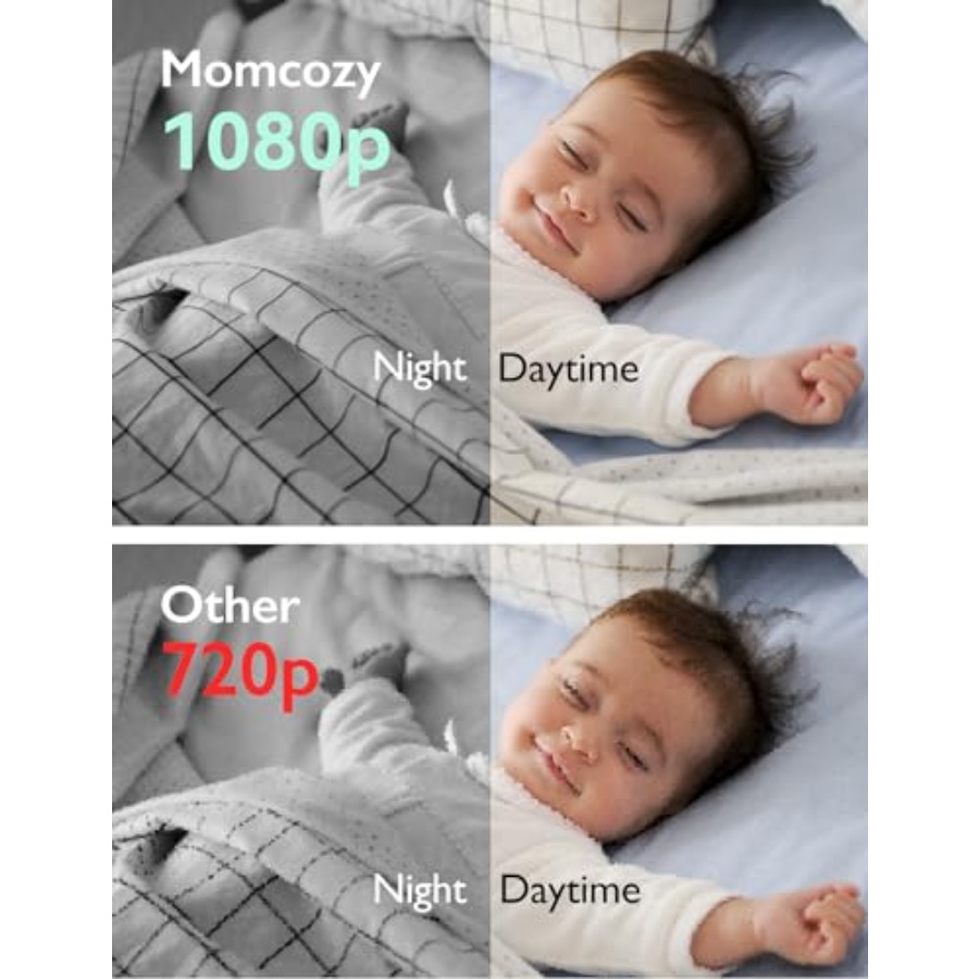 Video-babyfoon, 1080P 5 HD-bab - Baby Nursery Videos recensie en prijs