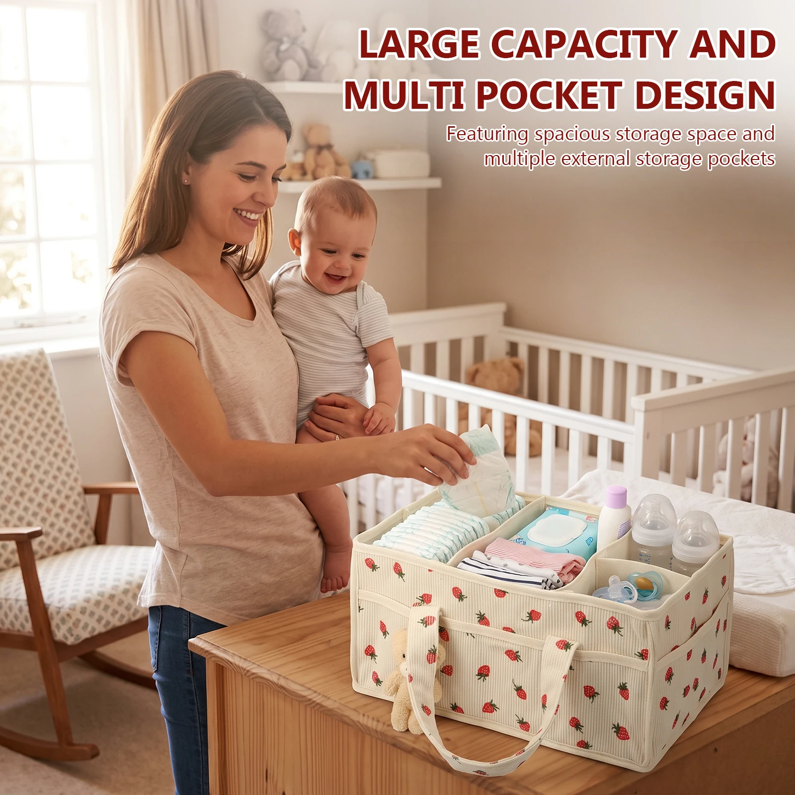 Opbergmand voor luiers en luie - Baby Nursery Equipment recensie en prijs