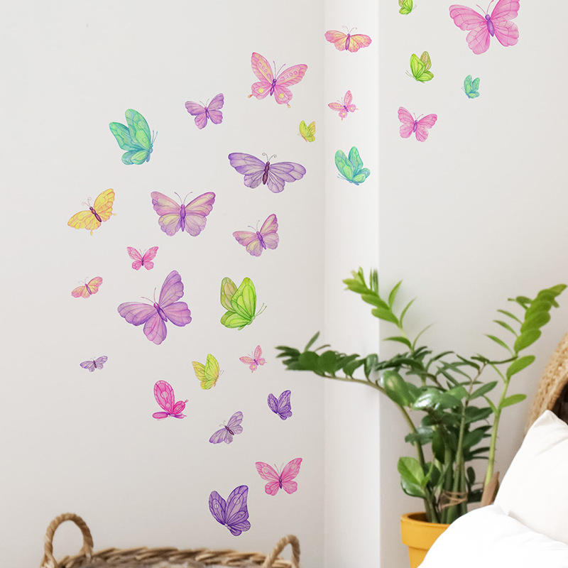 Romantische vlinder muursticke - Baby Nursery Wall Decals recensie en prijs