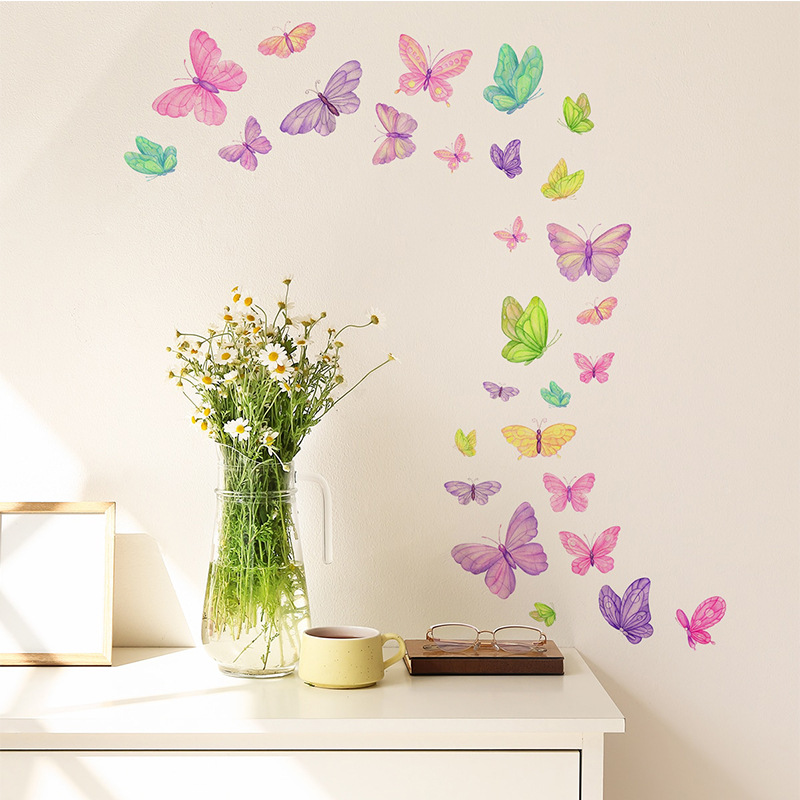 Romantische vlinder muursticke - Baby Nursery Wall Decals recensie en prijs
