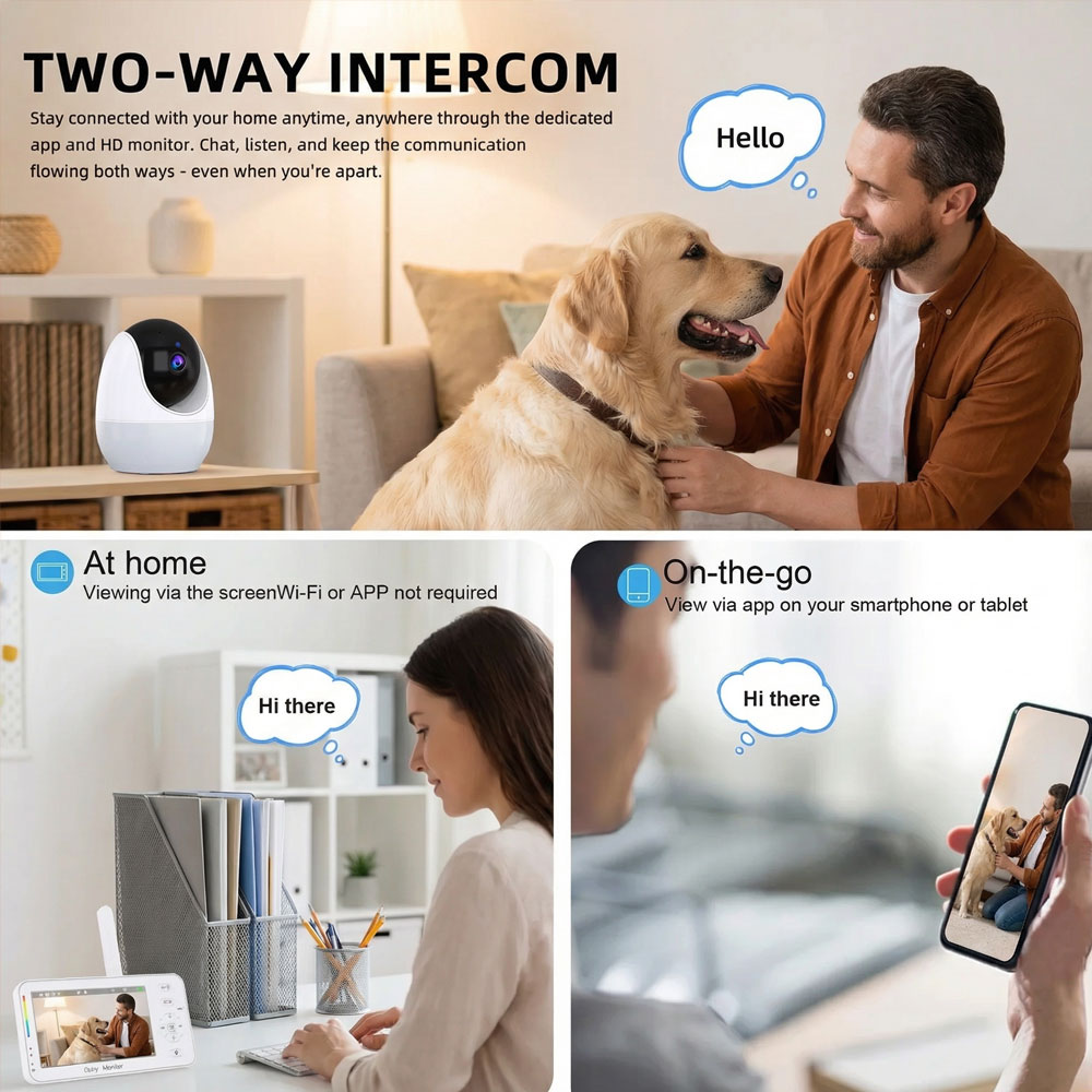 Slimme babyfooncamera 4,3 inch - Baby Nursery Water recensie en prijs
