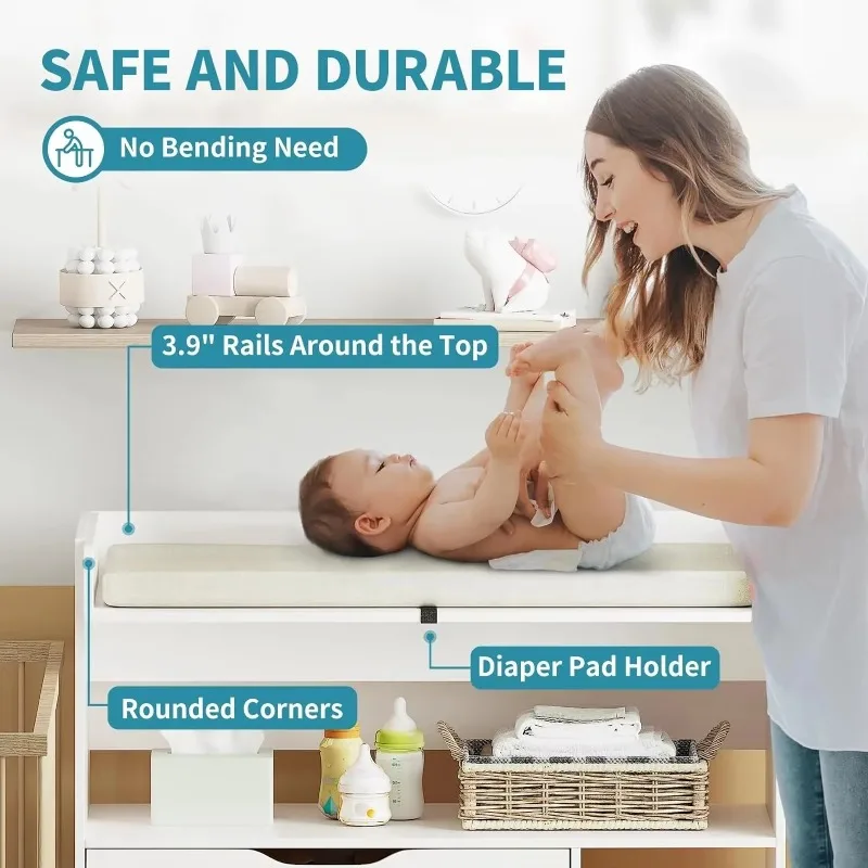 Moderne minimalistische MDF wi - Baby Nursery Table recensie en prijs
