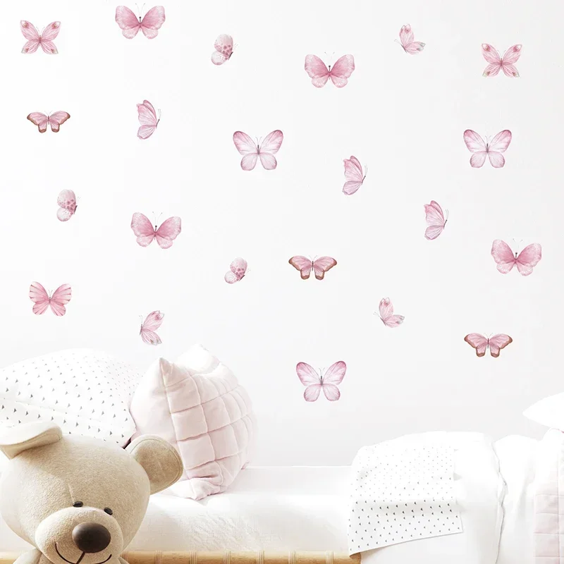 17 stks aquarel roze vliegende - Baby Nursery Water recensie en prijs