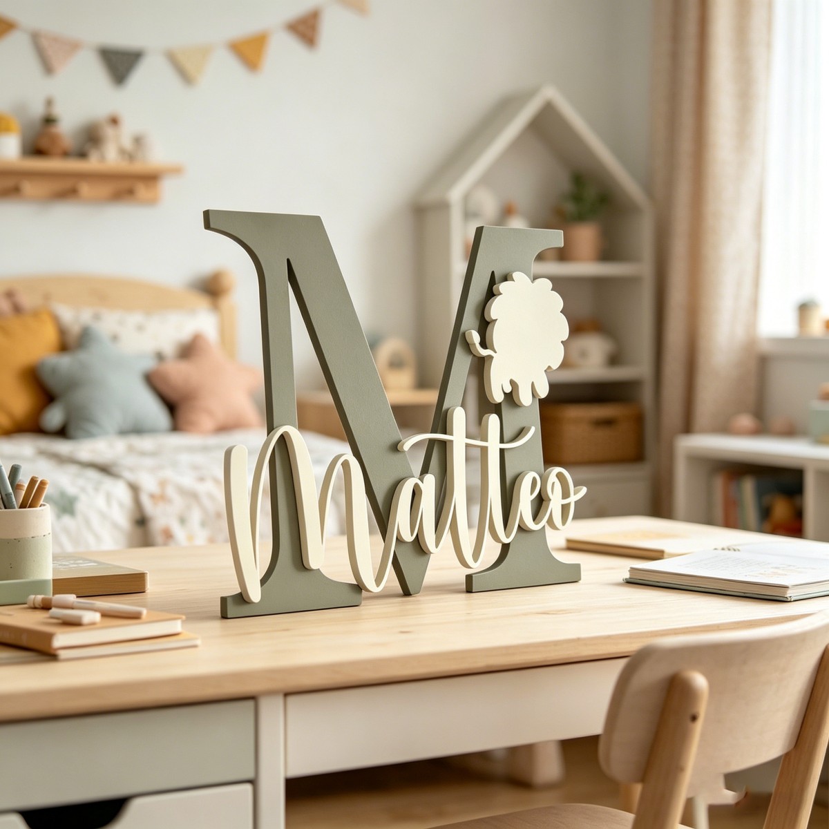 1Pc Aangepaste Leeuw Naam & In - Baby Nursery In recensie en prijs