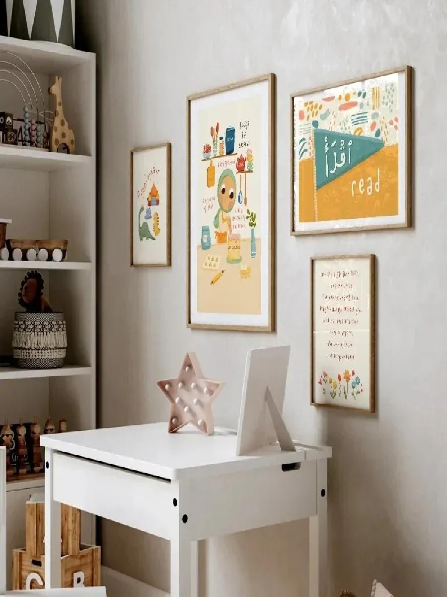 1 stuk frameloze moderne carto - Baby Nursery Paintings recensie en prijs