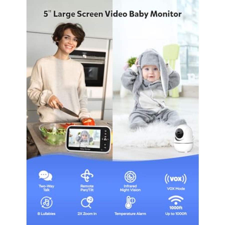 Babyfoon voor gebruik in de ki - Baby Nursery Hours recensie en prijs