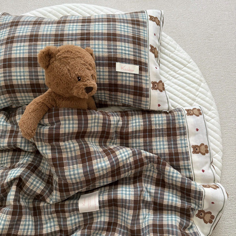 Ademend rasterlinnen dekbed vo - Baby Nursery Bedding recensie en prijs