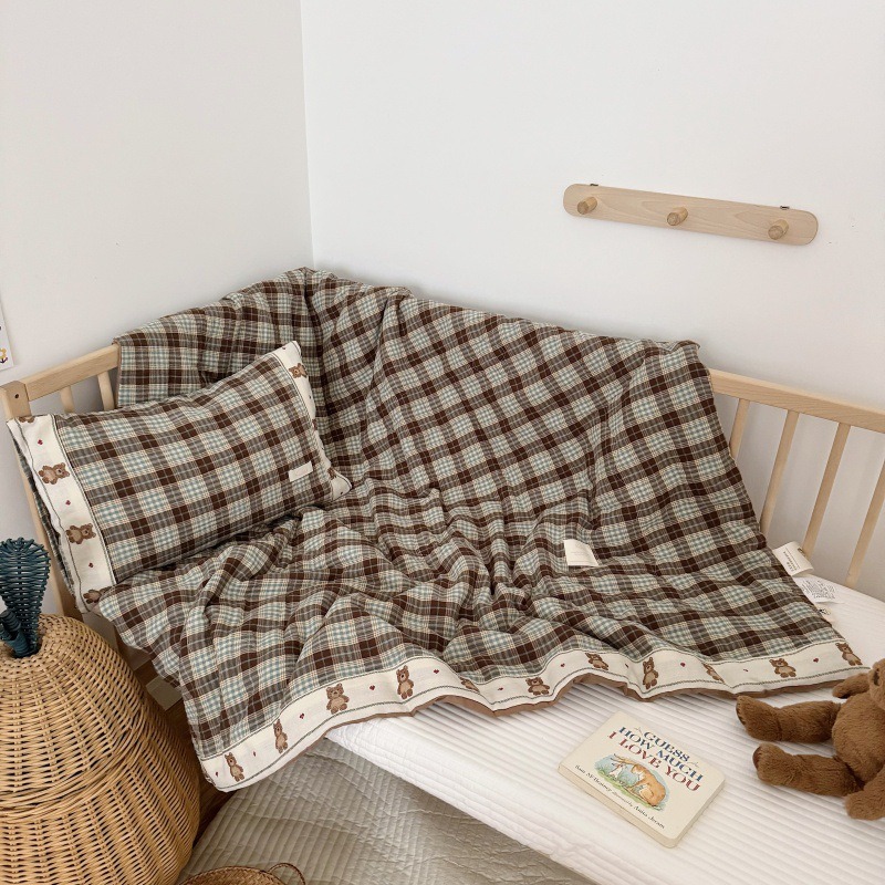 Ademend rasterlinnen dekbed vo - Baby Nursery Bedding recensie en prijs