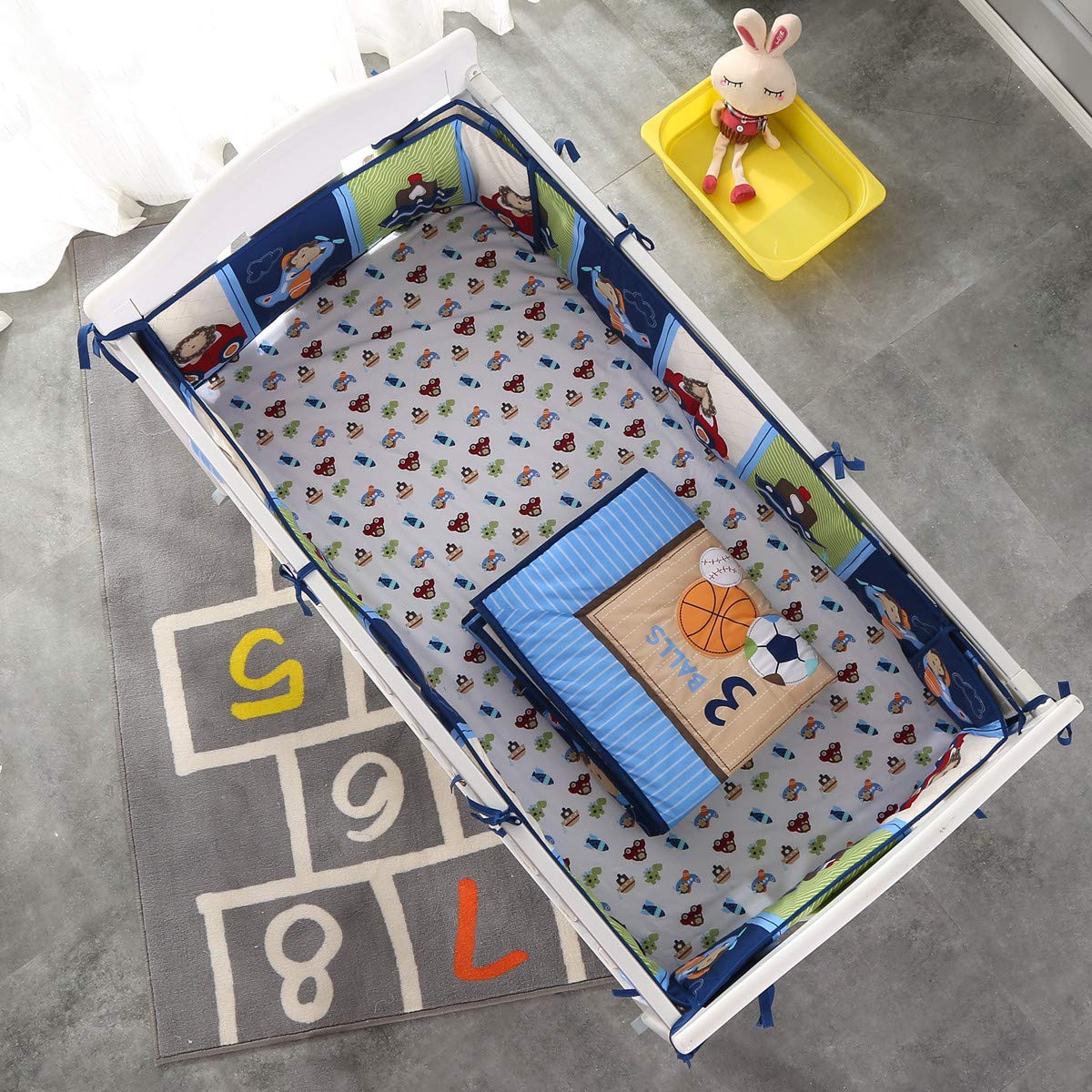 7 Stuk Wieg Beddengoed Set Bab - Baby Nursery Bedding recensie en prijs