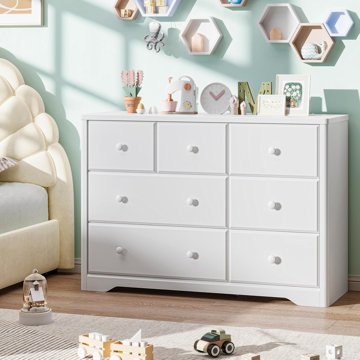 Kledingkast met 7 laden, kinde - Baby Nursery Dresser recensie en prijs