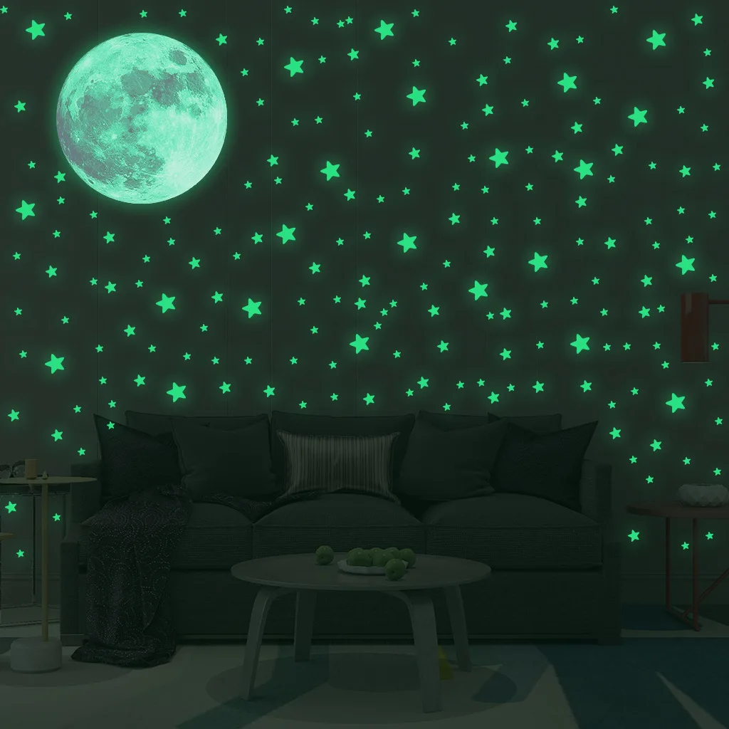 Lichtgevende maansterren wands - Baby Nursery Wall Decals recensie en prijs