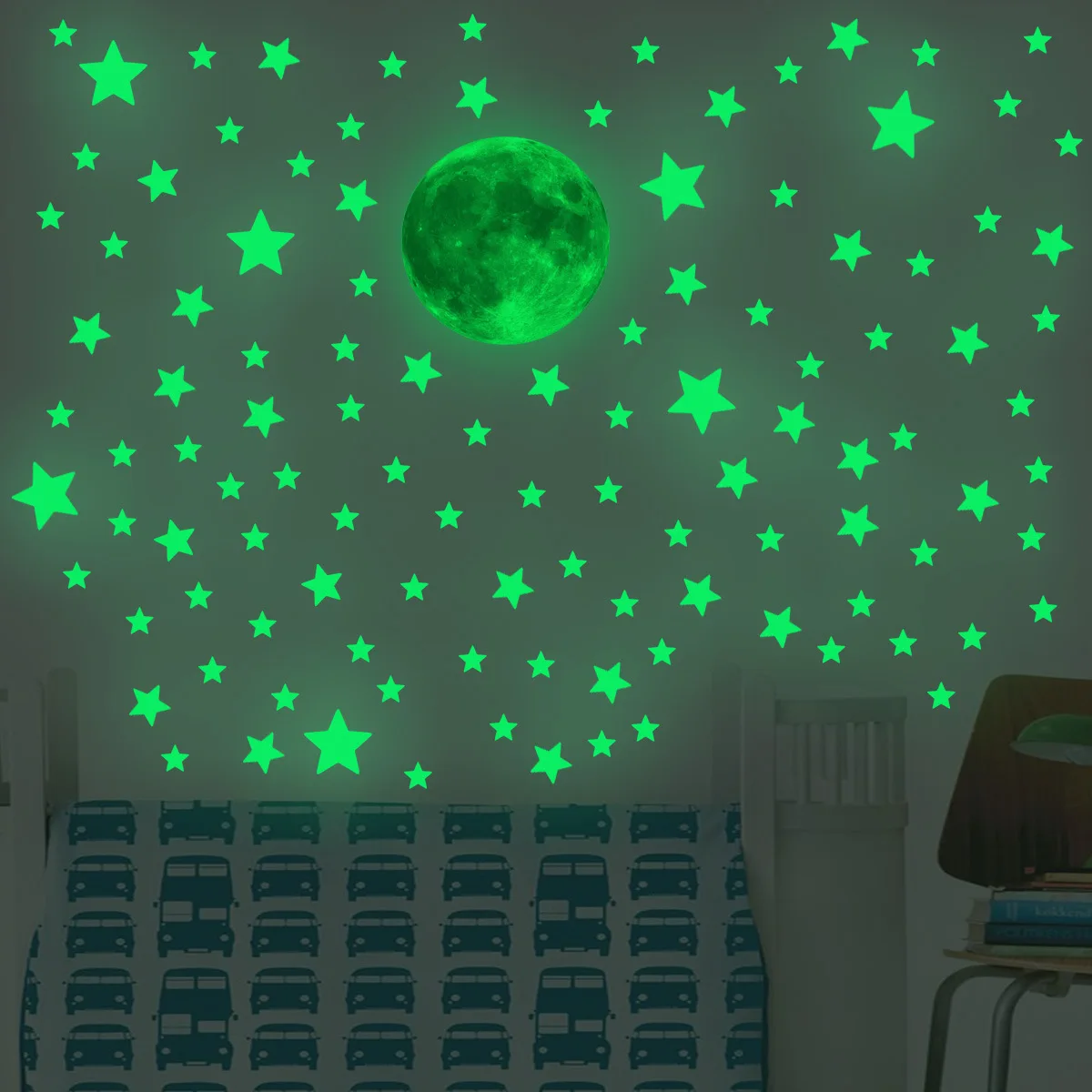 Lichtgevende maansterren wands - Baby Nursery Wall Decals recensie en prijs